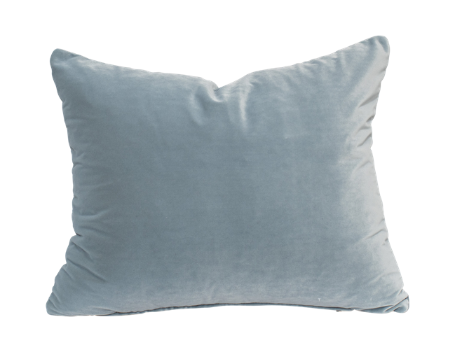 Velvet Cushion - Powder Blue - 30 x 40cm